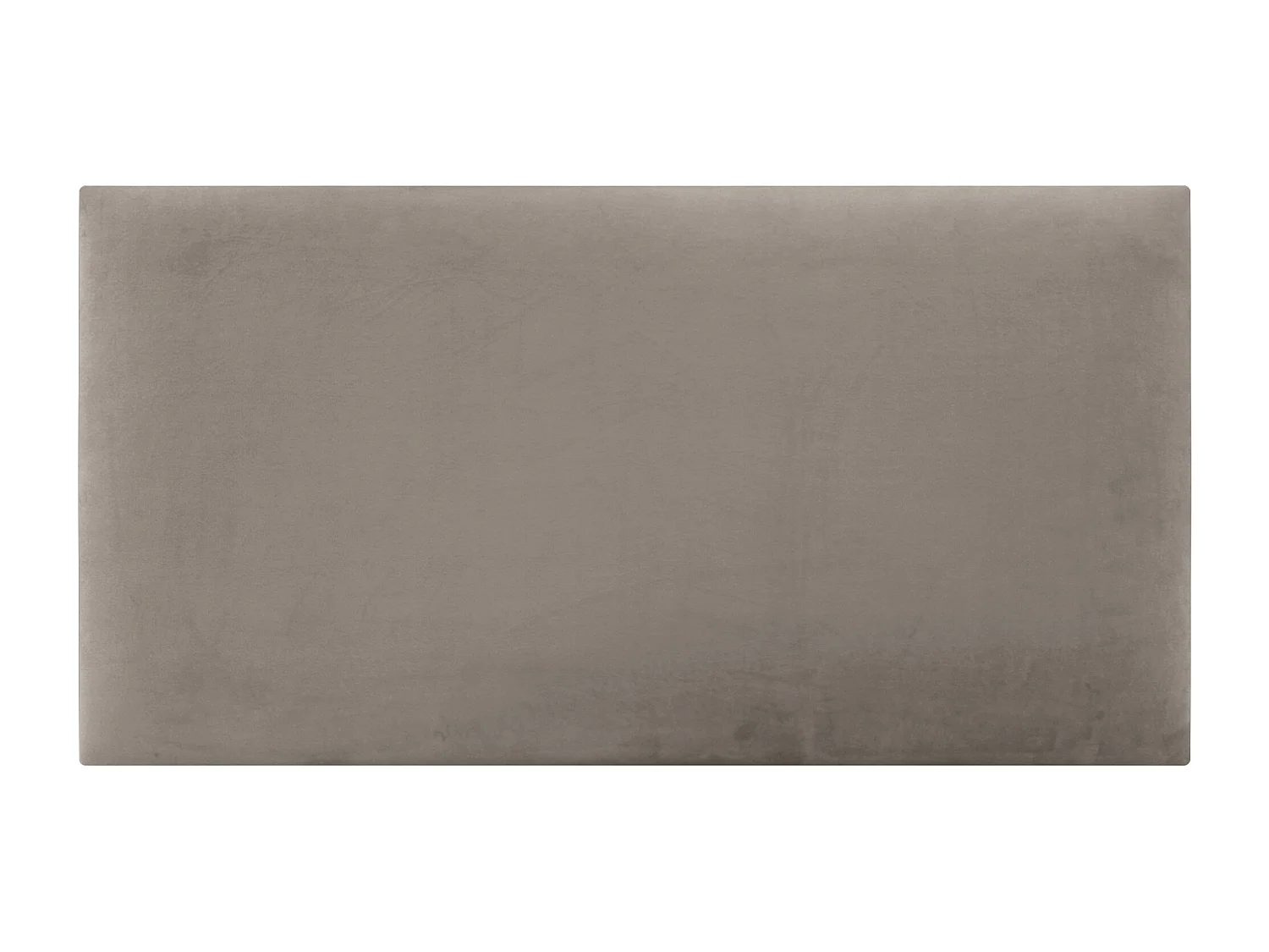 DHOME Tête de Lit Velours Lisse 110x60 Lits 105 - Marron