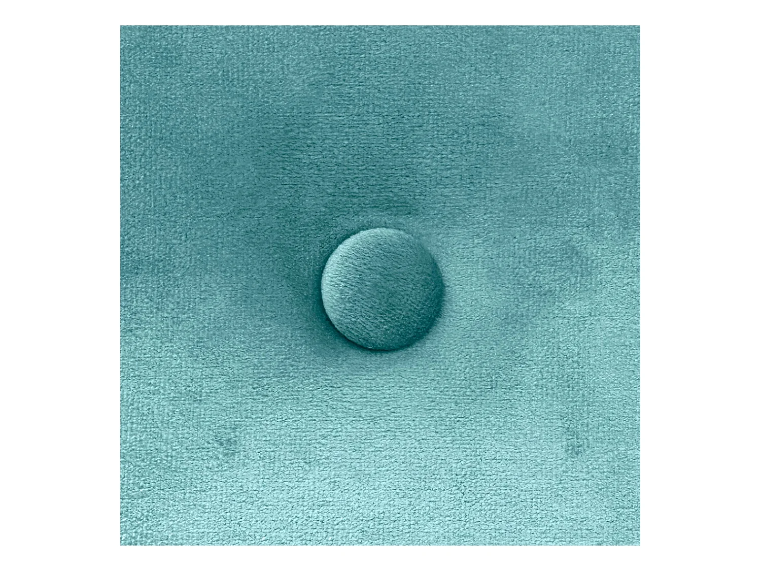 DHOME Tête de Lit Velours Lisse avec Boutons 150x50 Lits 150/160 - Turquoise