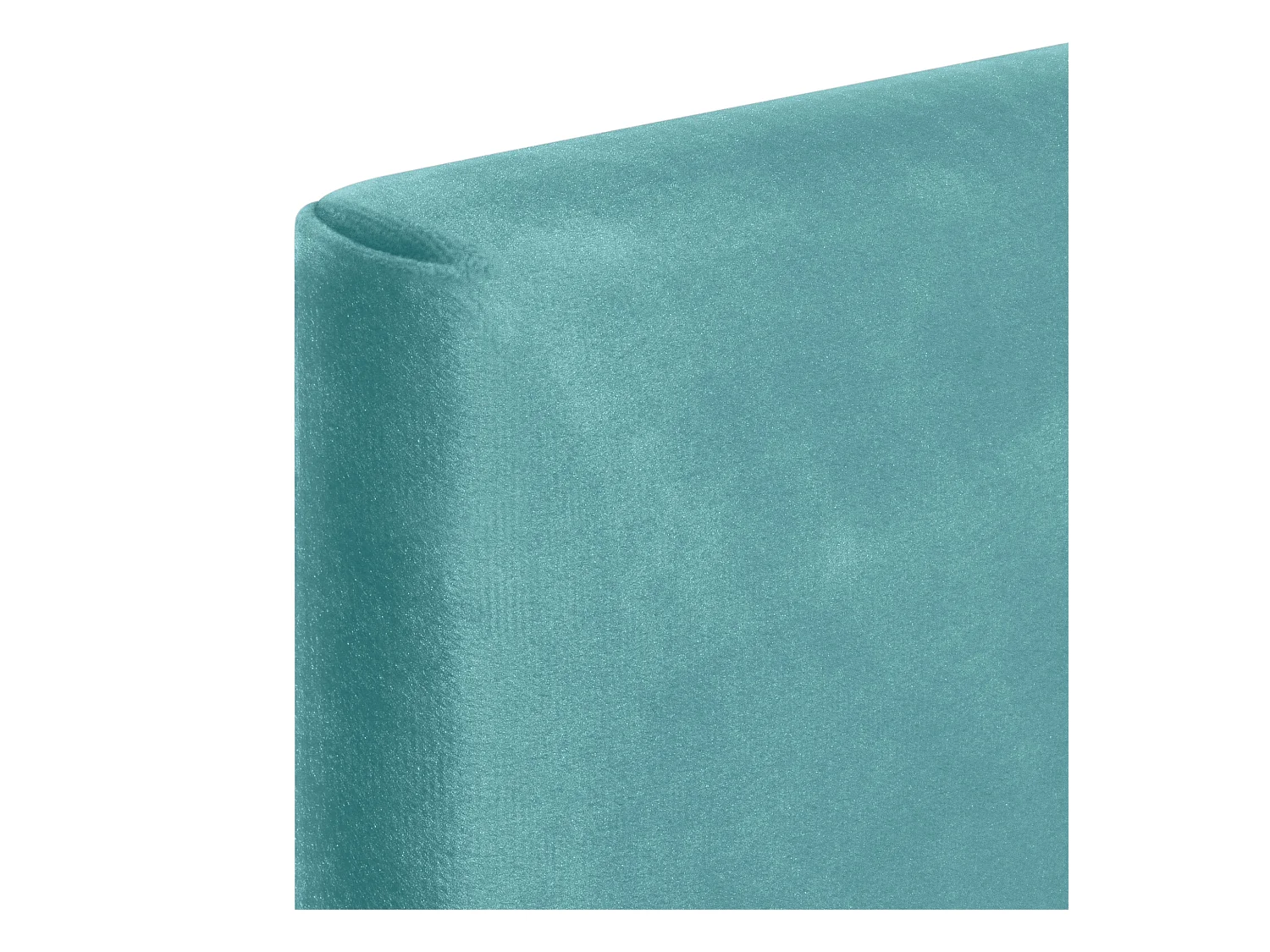 DHOME Tête de Lit Velours Lisse avec Boutons 150x50 Lits 150/160 - Turquoise
