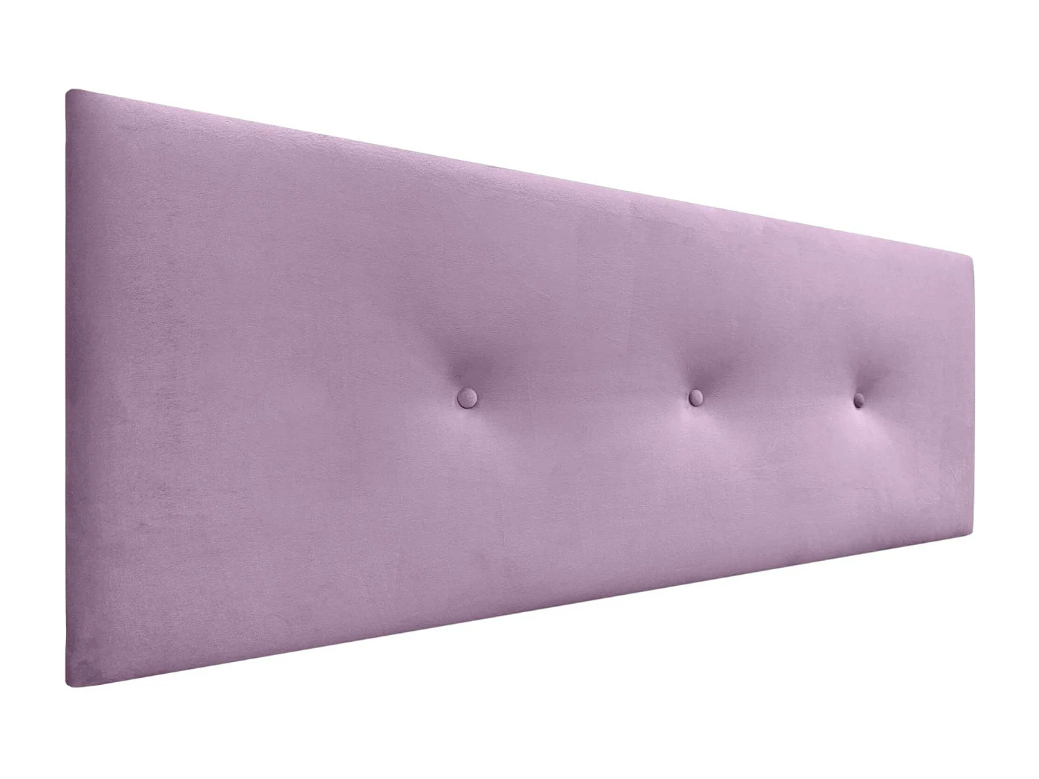 DHOME Cabeceira de veludo liso com botões 145x50 camas 120/135/140 - rosa
