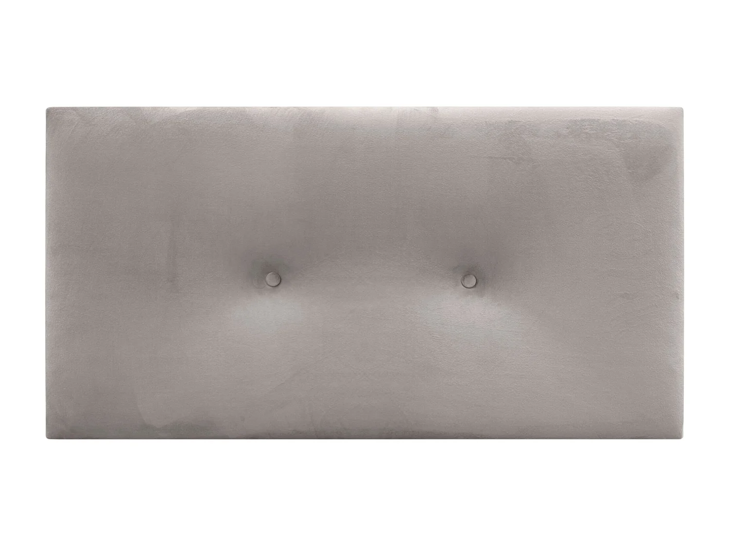 DHOME Tête de Lit Velours Lisse avec Boutons 105x50 Lits 105 - Beige