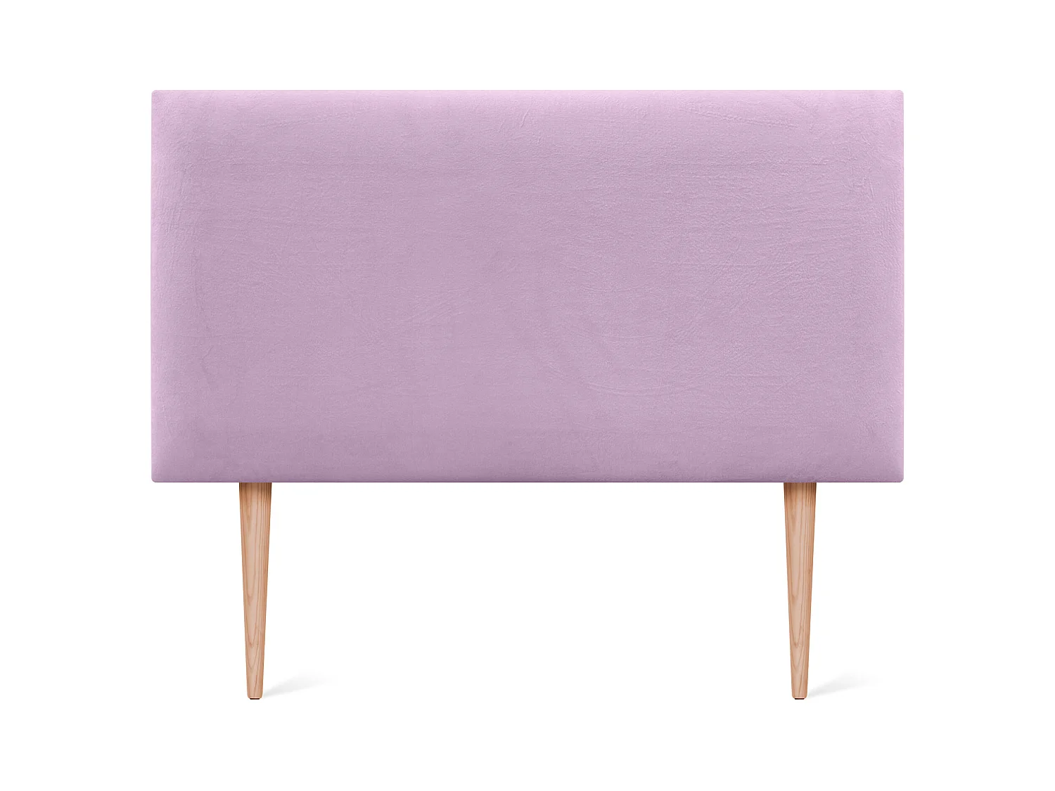 DHOME Testiera in velluto liscio 95x115 con gambe letto 80/90 - Rosa