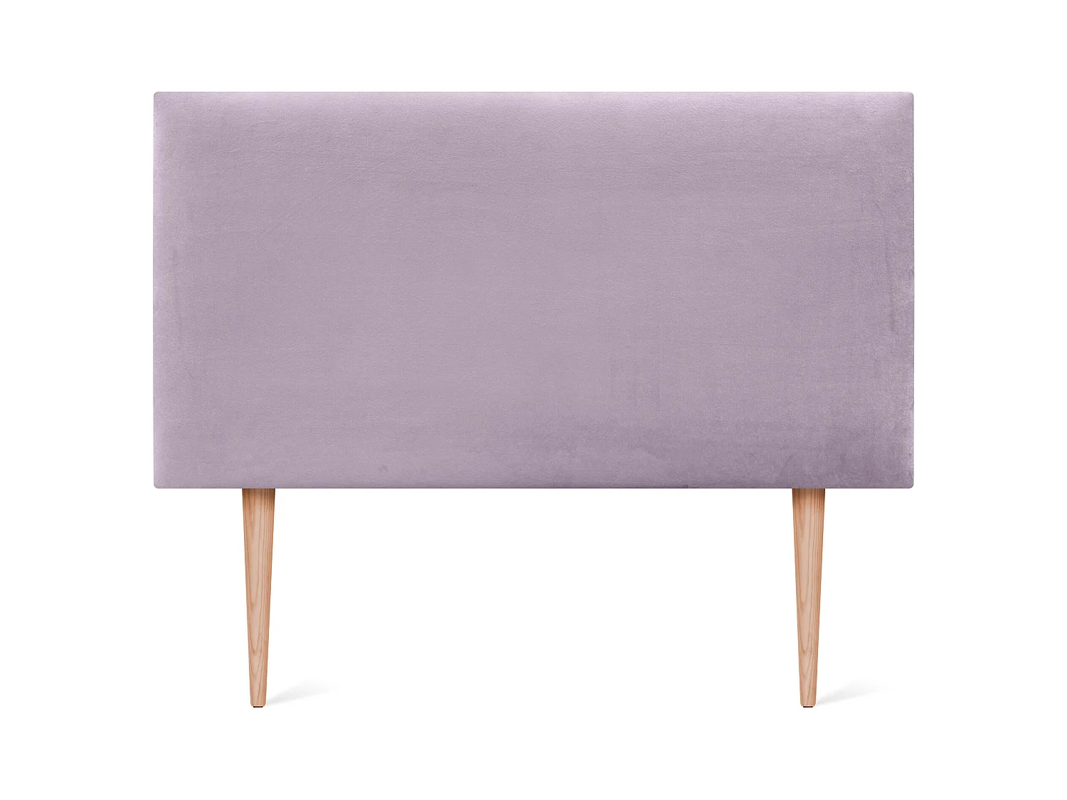 DHOME Tête de Lit Velours Lisse 90x105 avec Pieds de Lit 80/90 - Saumon