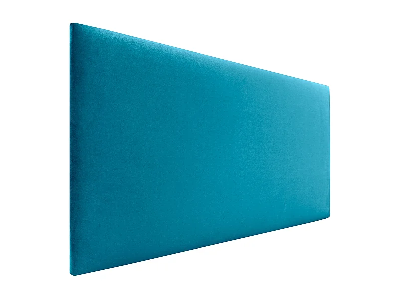DHOME Tête de Lit Velours Lisse 105x60 Lits 105 - Bleu Clair
