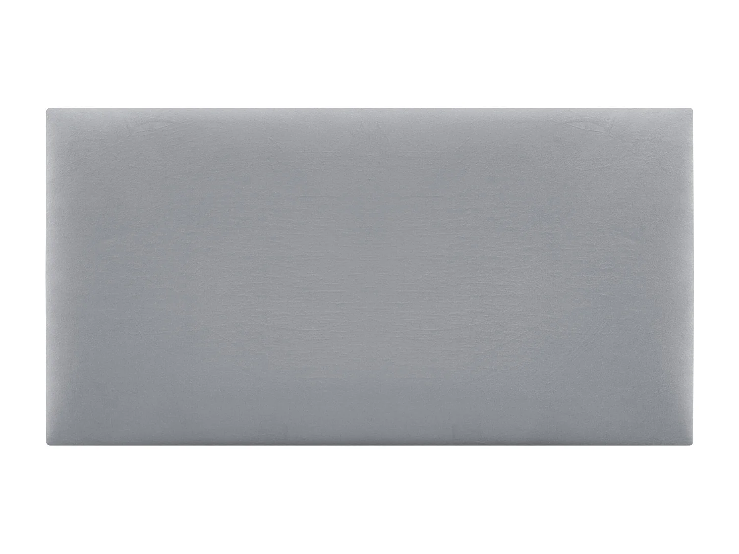 DHOME Tête de Lit Velours Lisse 80x60 Lits 80/90 - Gris Clair