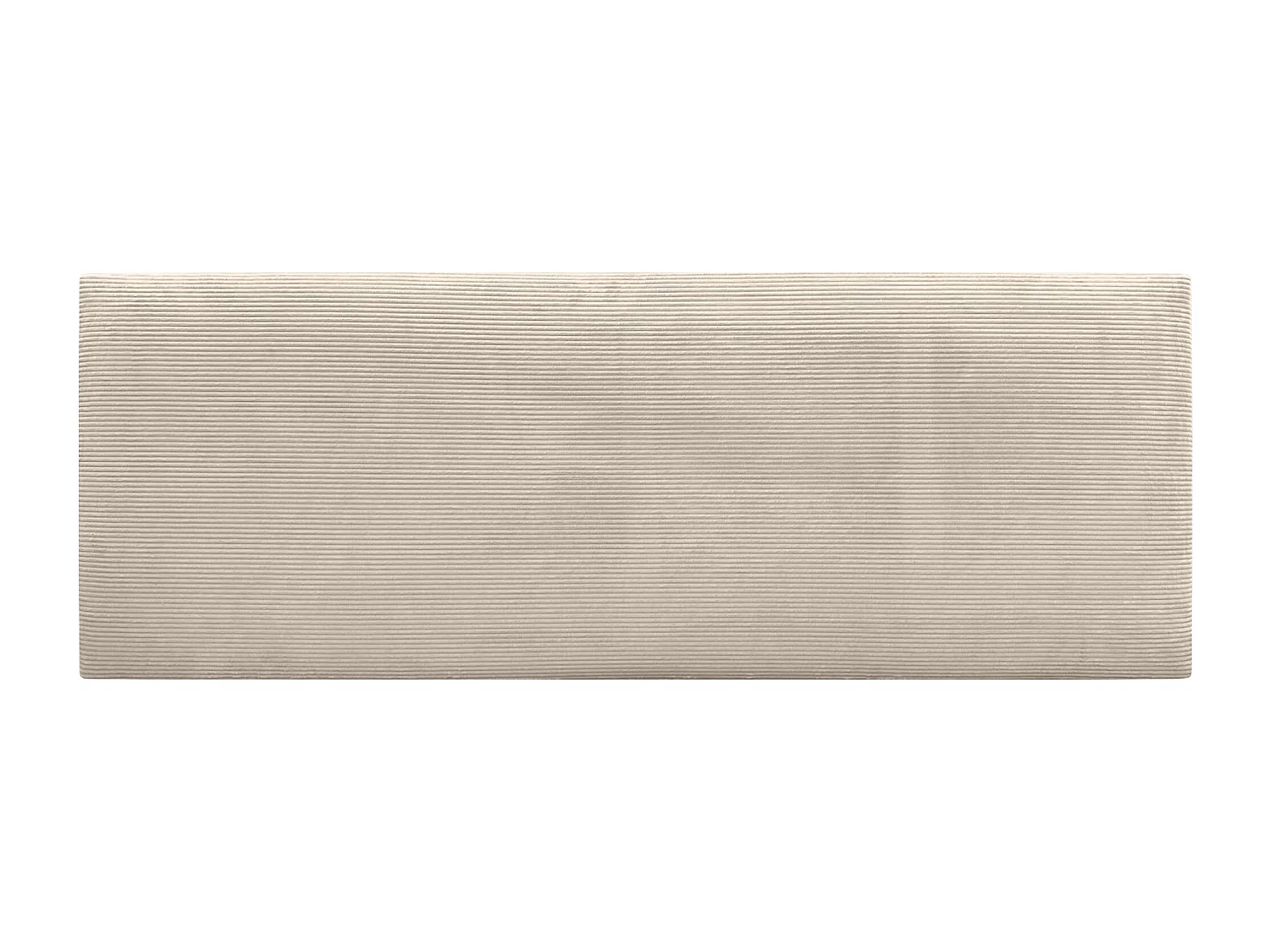 DHOME Plain Cord-Kopfteil 145 x 60 Betten 120/135/140 – Beige