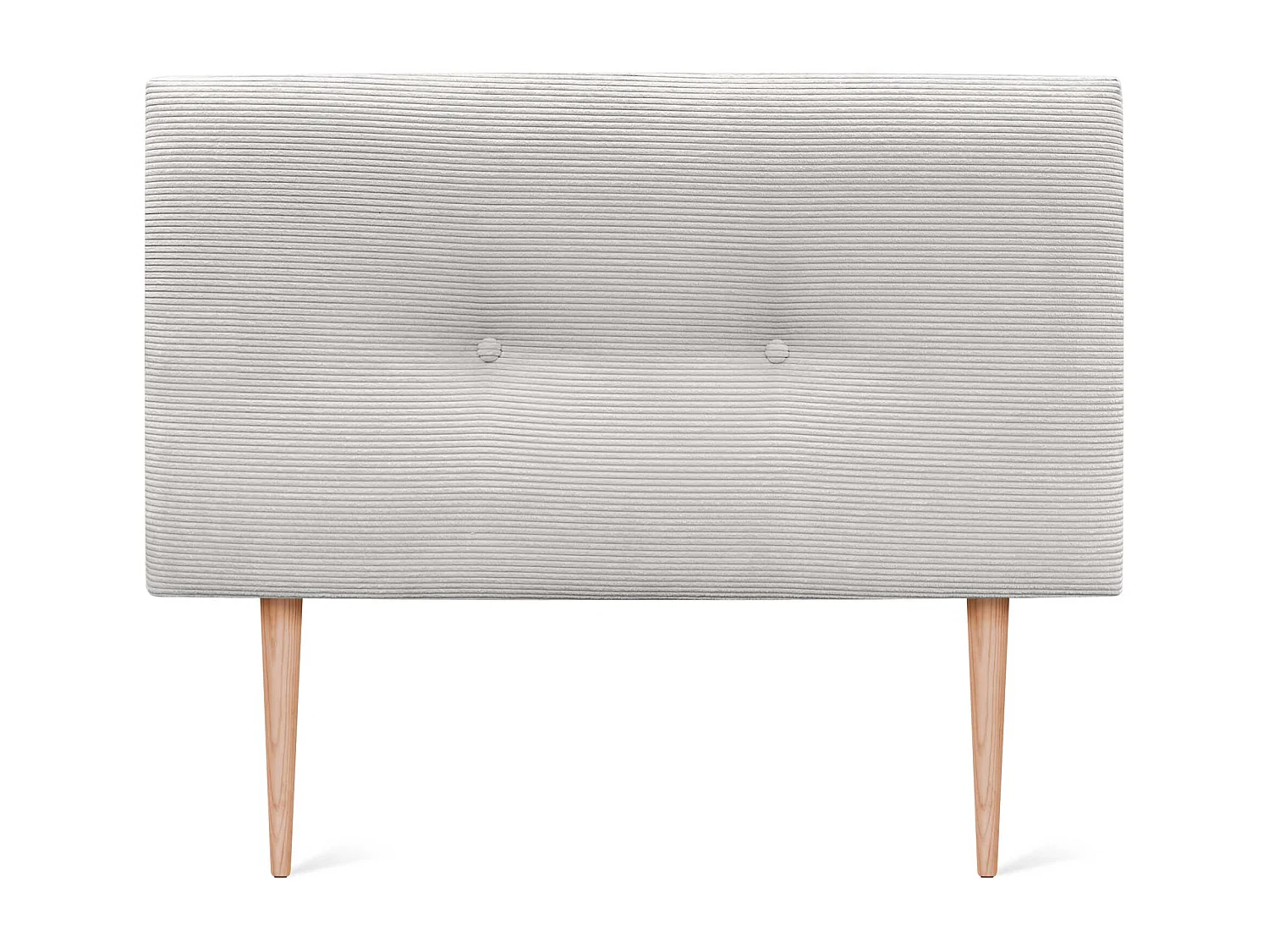 DHOME Cabeceira de veludo liso com botões 90x115 com pernas de cama 80/90 - rosa claro