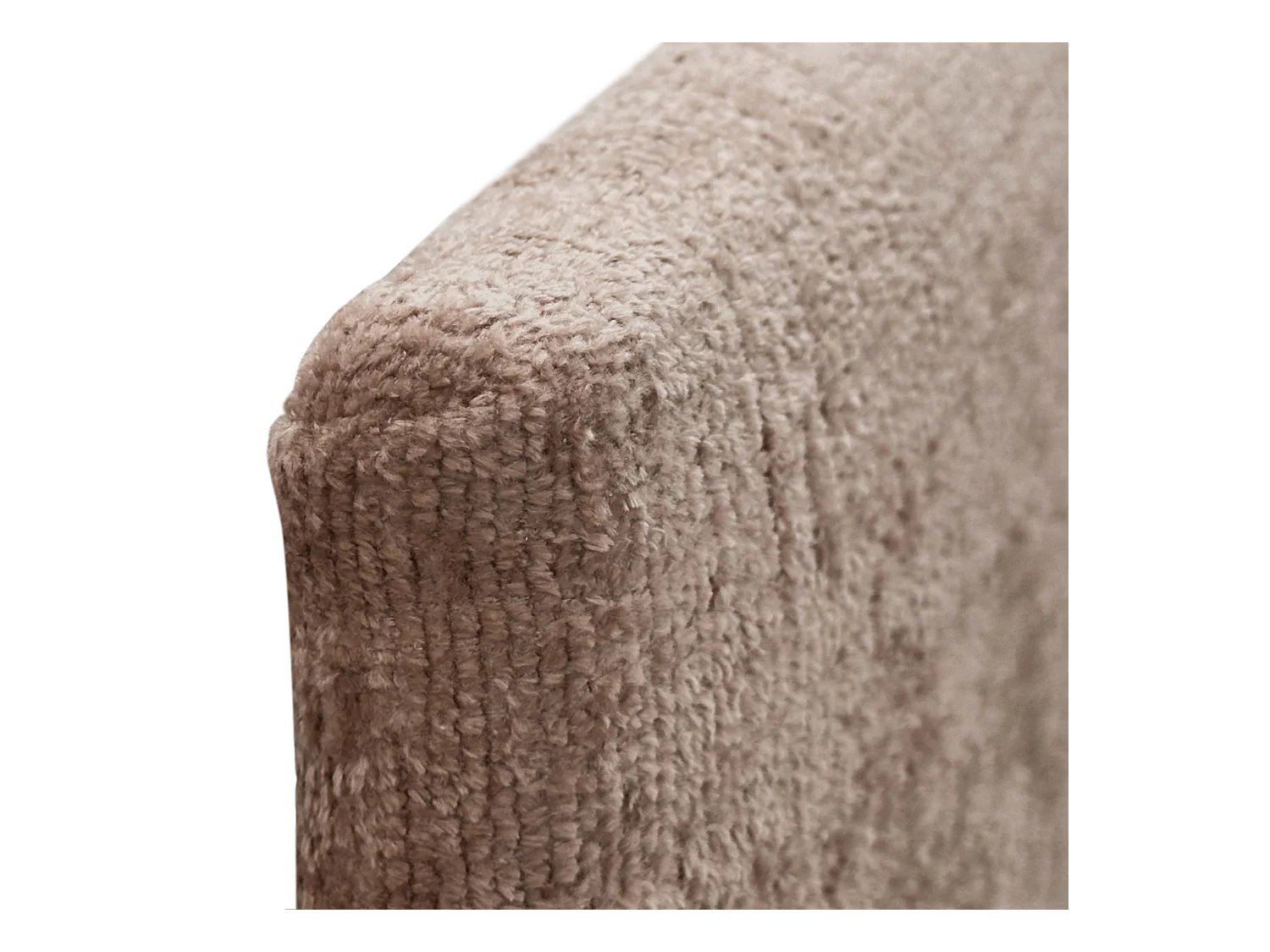 DHOME Tête de Lit en laine Naturelle 145x50cm pour Lit 140/135 - Marron