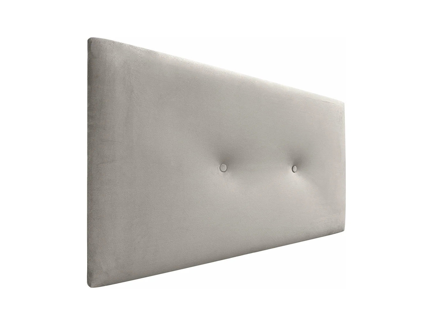 DHOME Tête de Lit Velours Lisse avec Boutons 105x60 Lits 105 - Beige