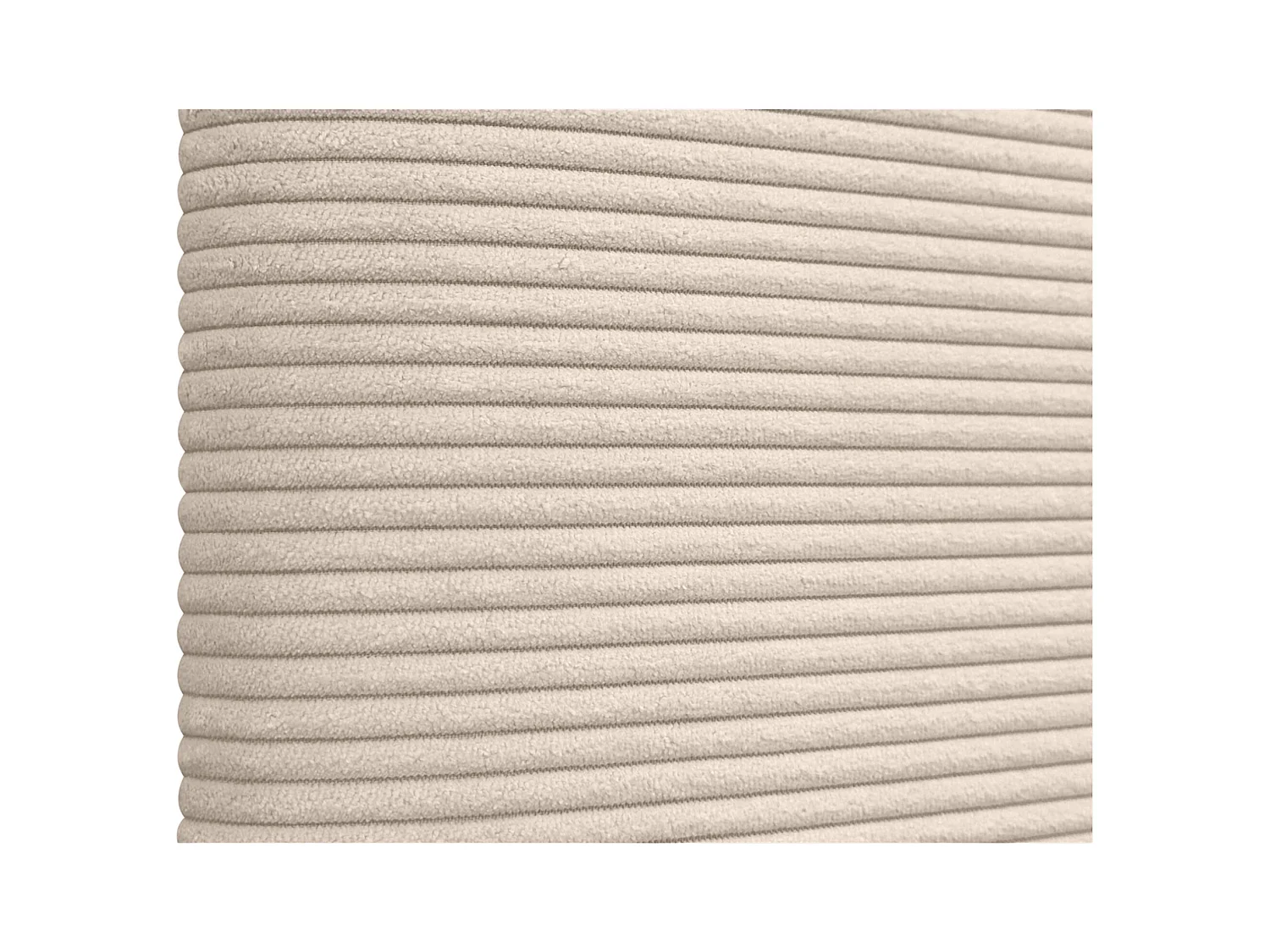 DHOME Tête de Lit Velours Côtelé Uni avec Boutons 80x60 Lits 80/90 - Beige