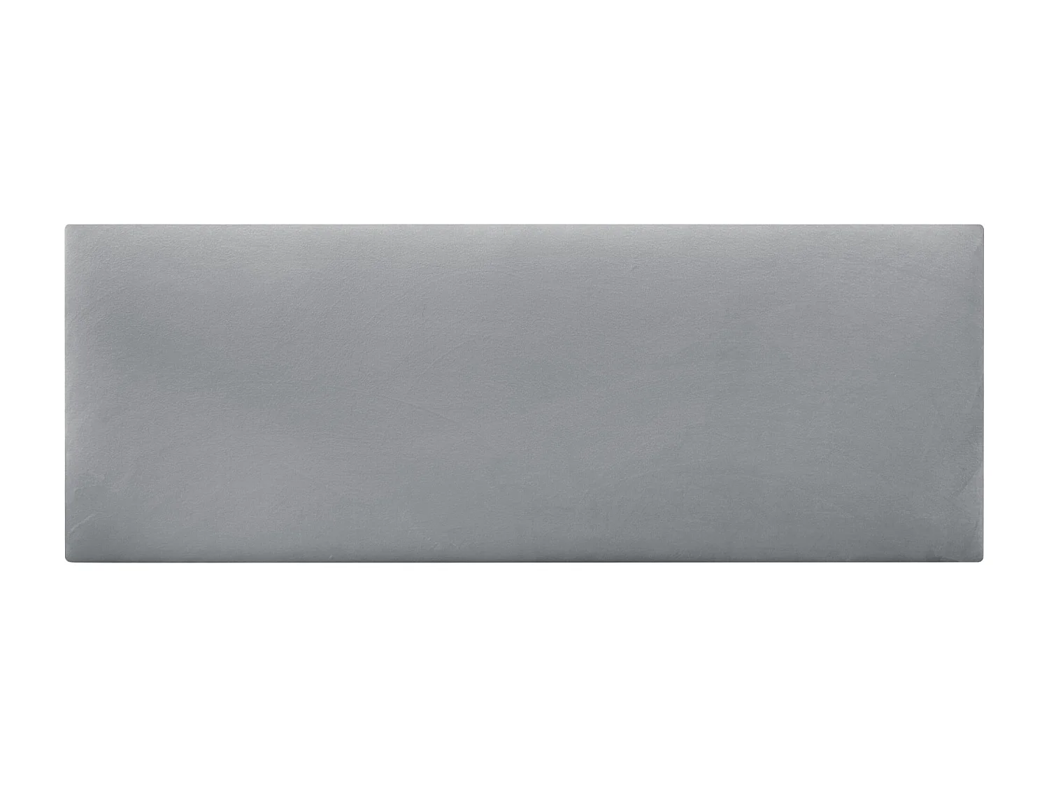 DHOME Tête de Lit Velours Lisse 145x60 Lits 120/135/140 - Gris Clair