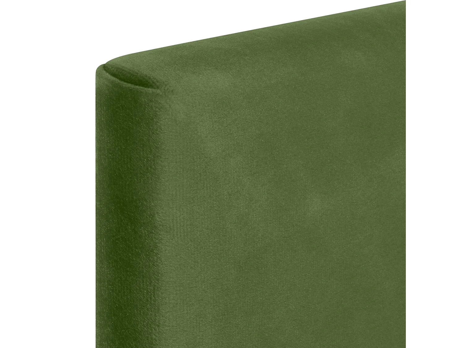 DHOME Cabeceira Smooth Velve 90x105 com pernas de cama 80/90 - Verde Selva