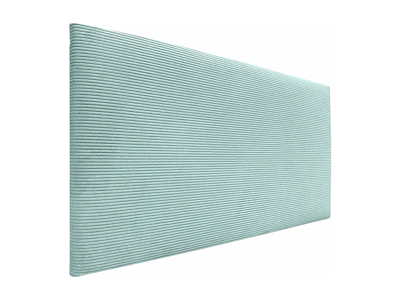 DHOME Tête de Lit Velours Côtelé Uni 160x50 Lits 150/160 - Vert Aqua