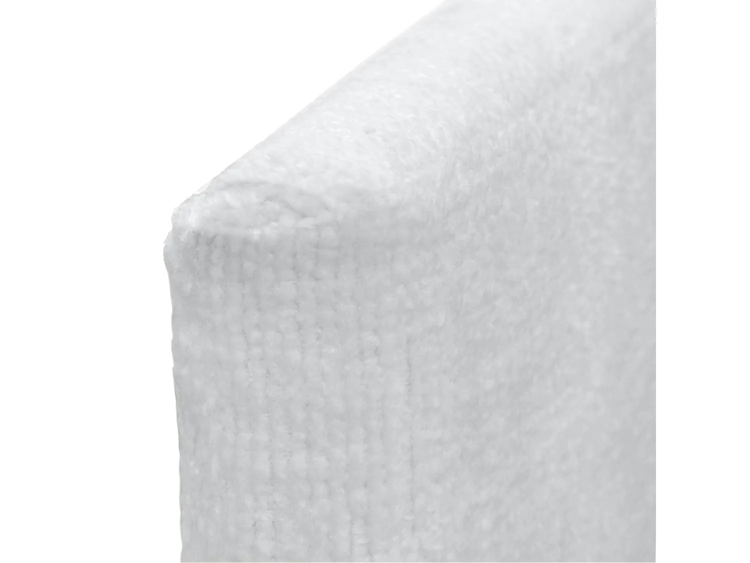 DHOME Tête de Lit en laine naturelle 90x50cm pour Lit 80/90 - Blanc