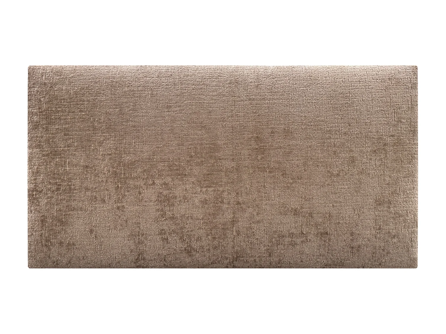 DHOME Kopfteil aus Naturwolle, 110 x 50 cm, für 105/110 Betten – Braun