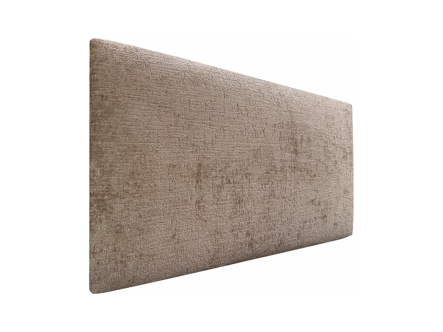 DHOME Hoofdeinde van natuurlijke wol 110x50cm voor 105/110 bedden - Bruin