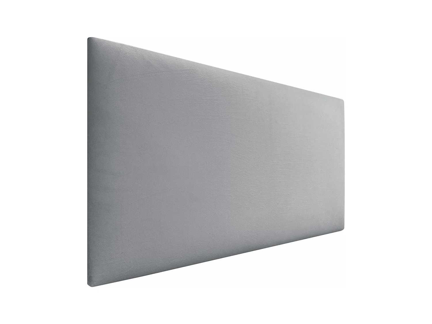 DHOME Tête de Lit Velours Lisse 110x60 Lits 105 - Gris Clair