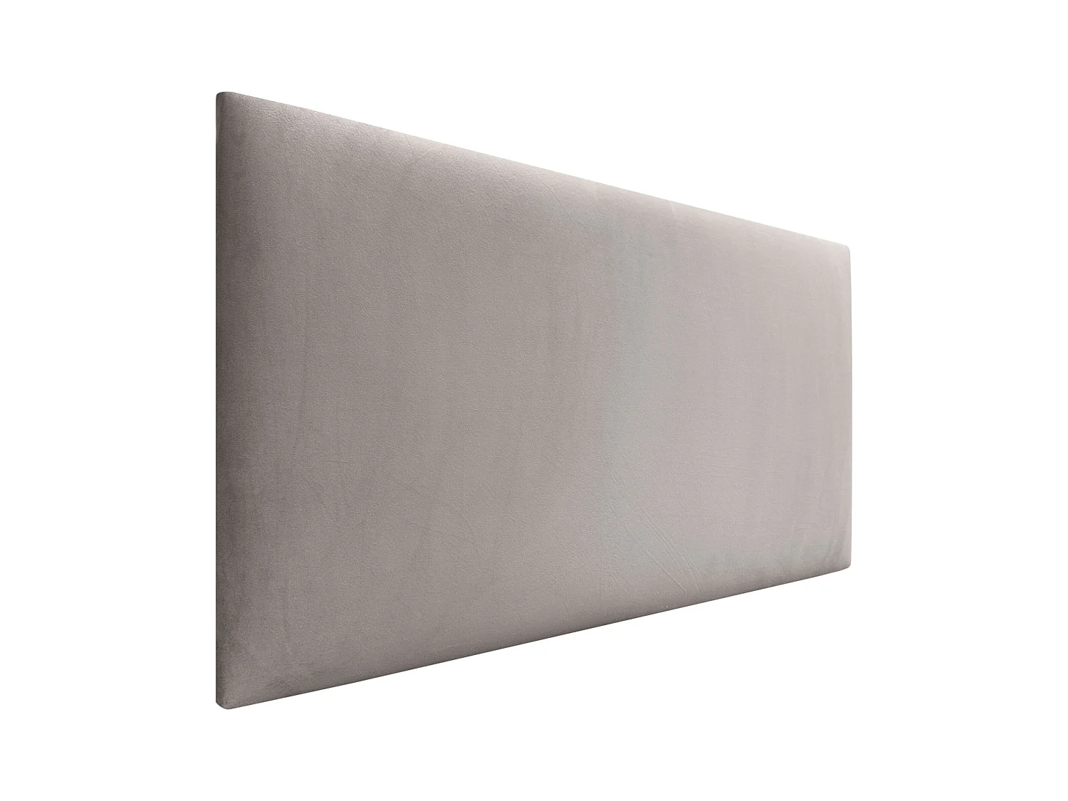 DHOME Kopfteil aus glattem Samt, 105 x 50, Betten 105 – Beige