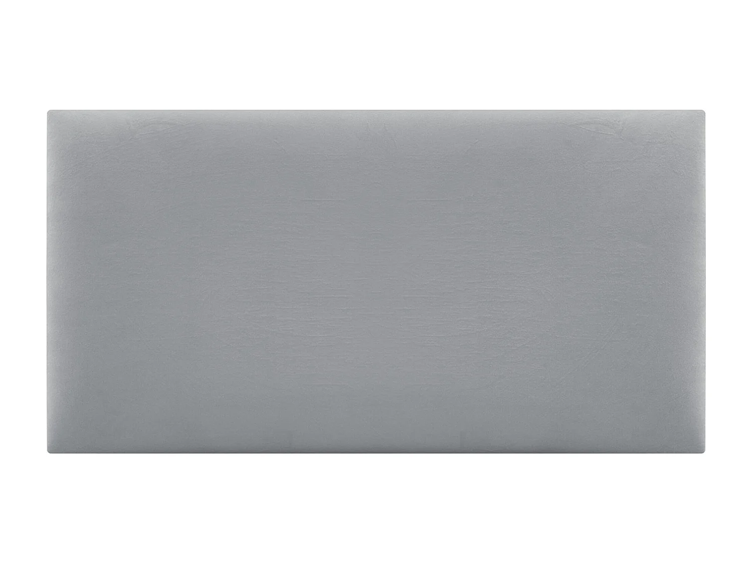 DHOME Tête de Lit Velours Lisse 95x60 Lits 80/90 - Gris Clair