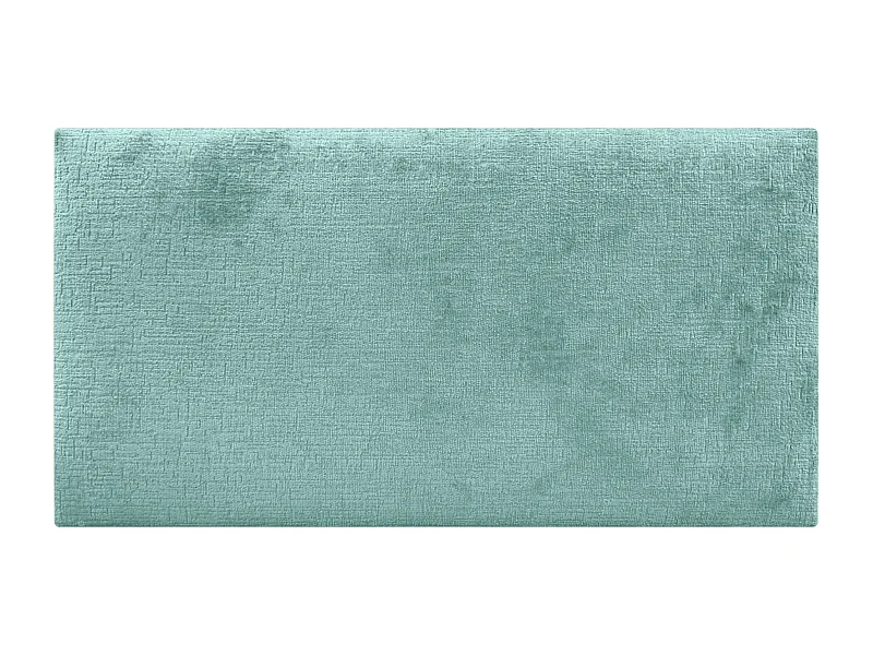 DHOME Hoofdeinde van natuurlijke wol 105x60cm voor 105 bedden - Aquagroen