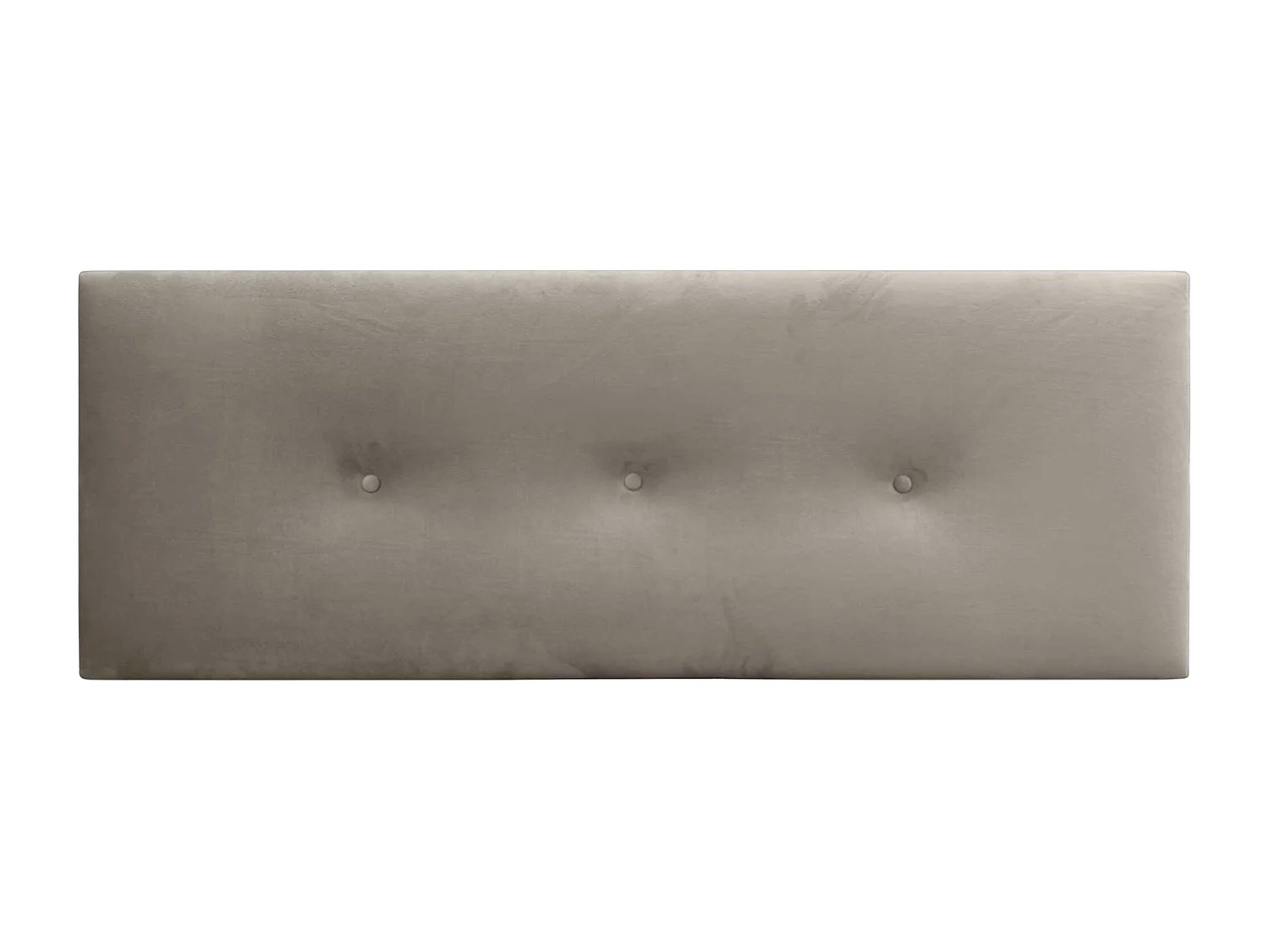 DHOME Tête de Lit Velours Lisse avec Boutons 145x60 Lits 120/135/140 - Marron