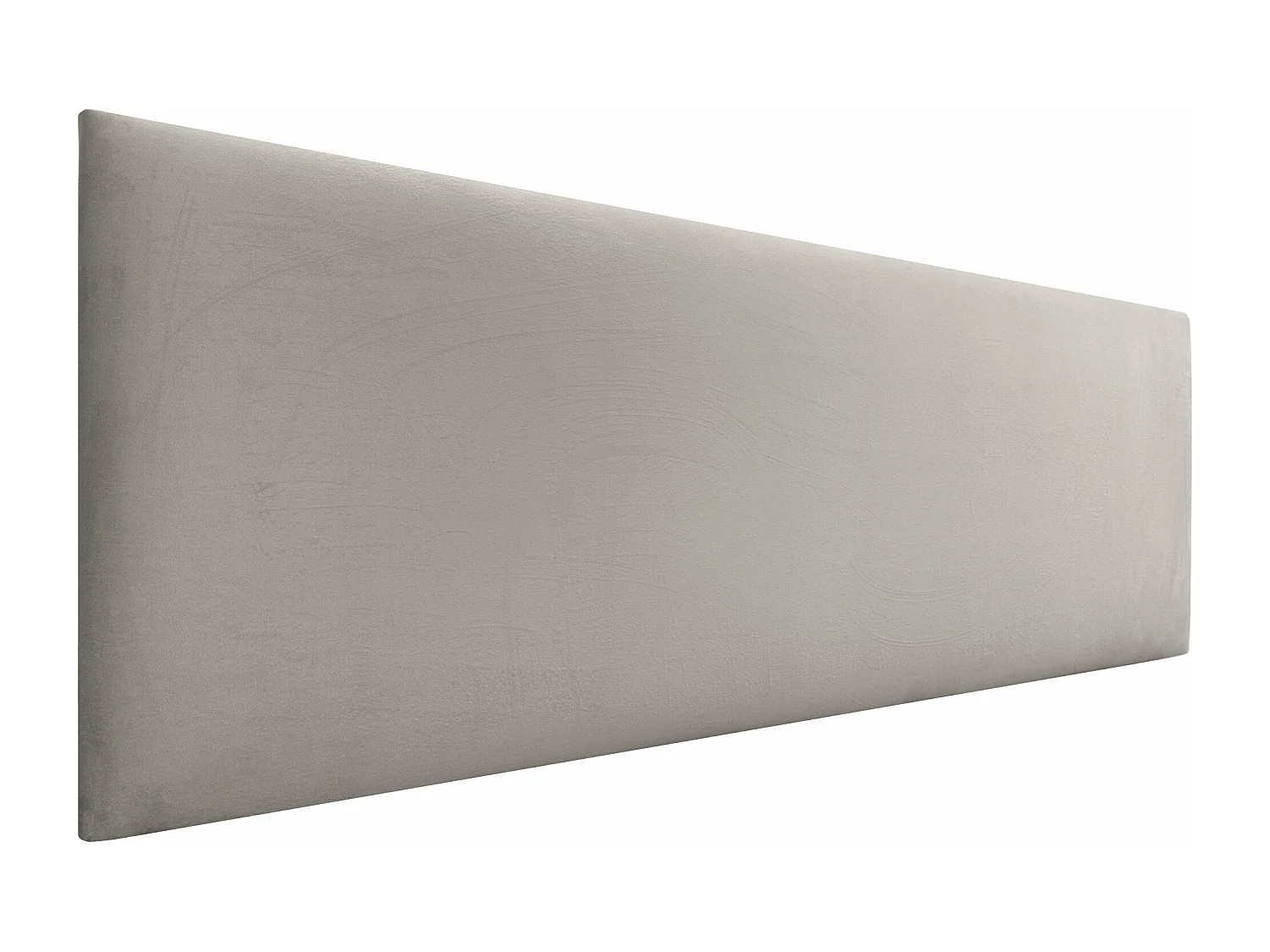 DHOME Tête de Lit Velours Lisse 150x50 Lits 150/160 - Beige