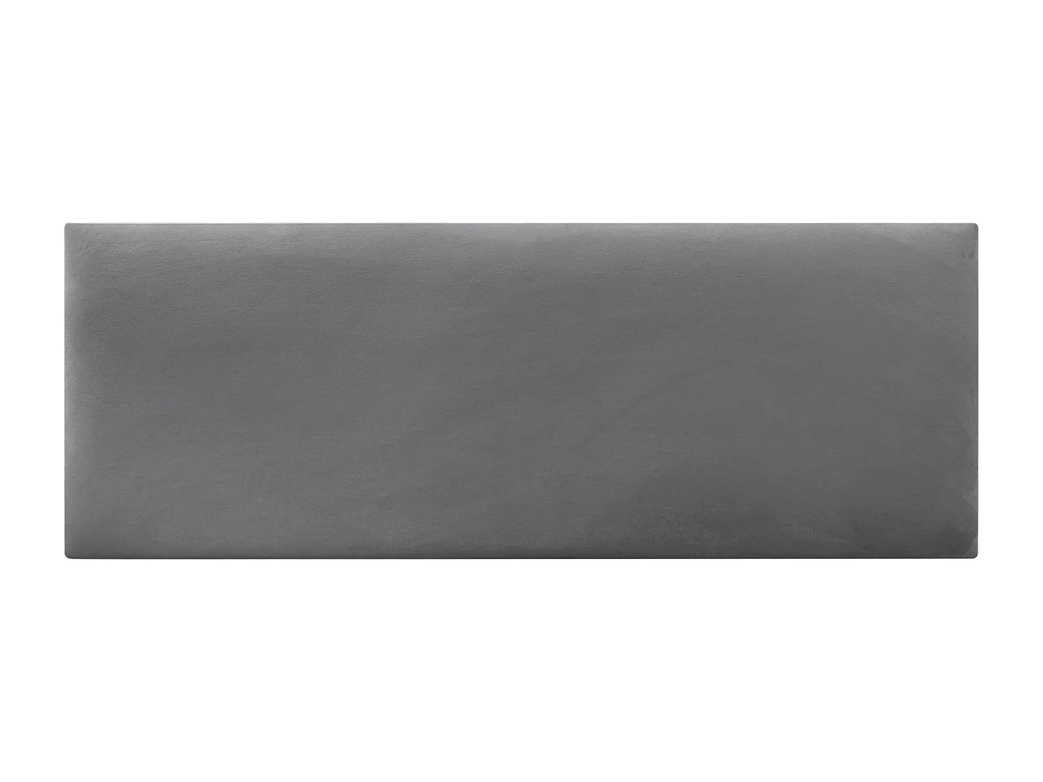 DHOME Tête de Lit Velours Lisse 145x60 Lits 120/135/140 - Gris Cendré