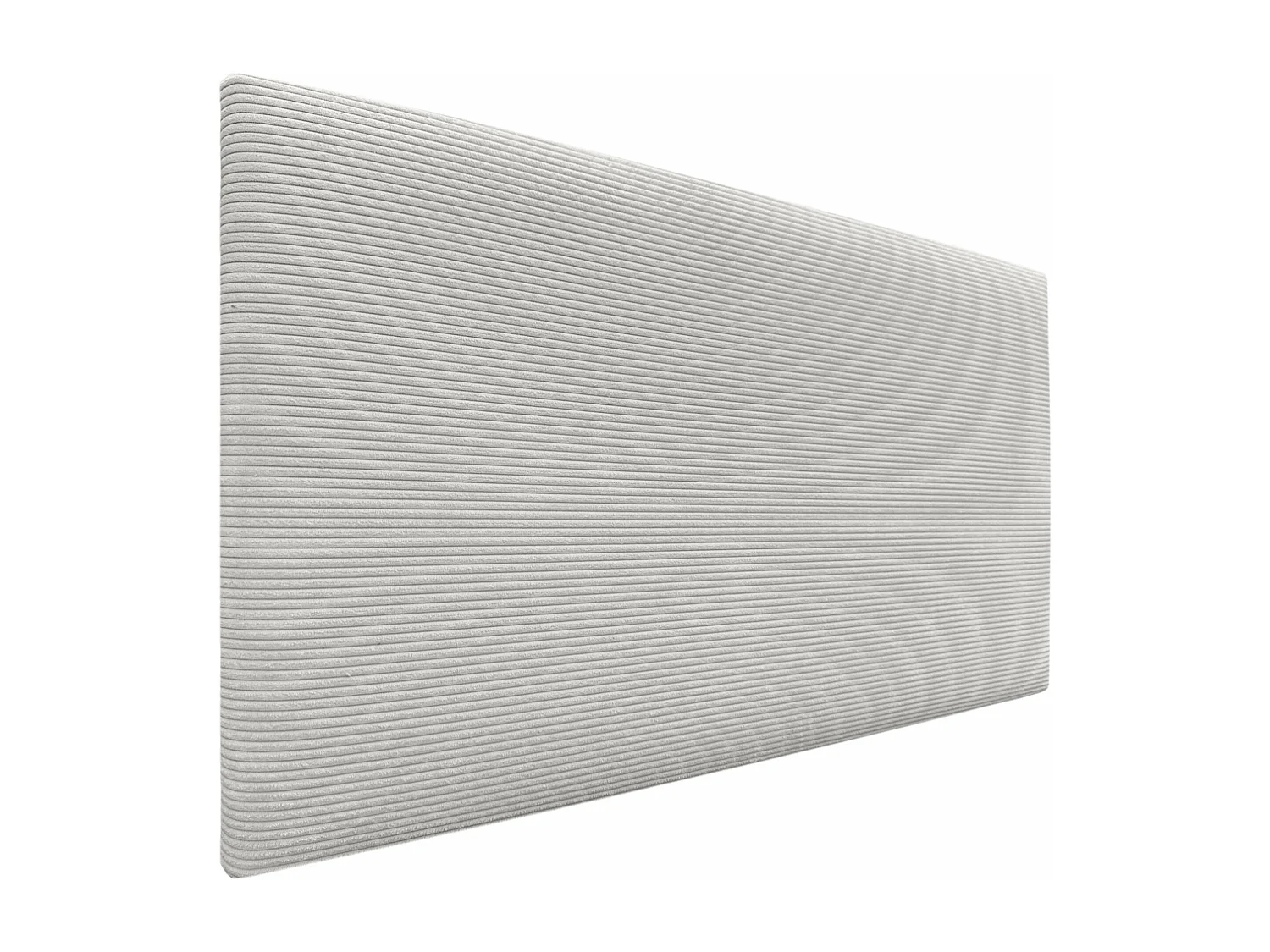 DHOME Effen corduroy hoofdeinde 80x60 bedden 80/90 - beenwit