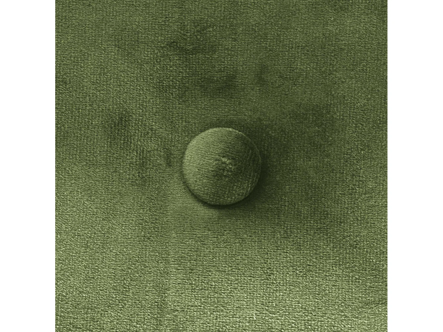 DHOME Kopfteil aus glattem Samt mit Knöpfen 145 x 105 mit Bettbeinen 120/135/140 – Dschungelgrün