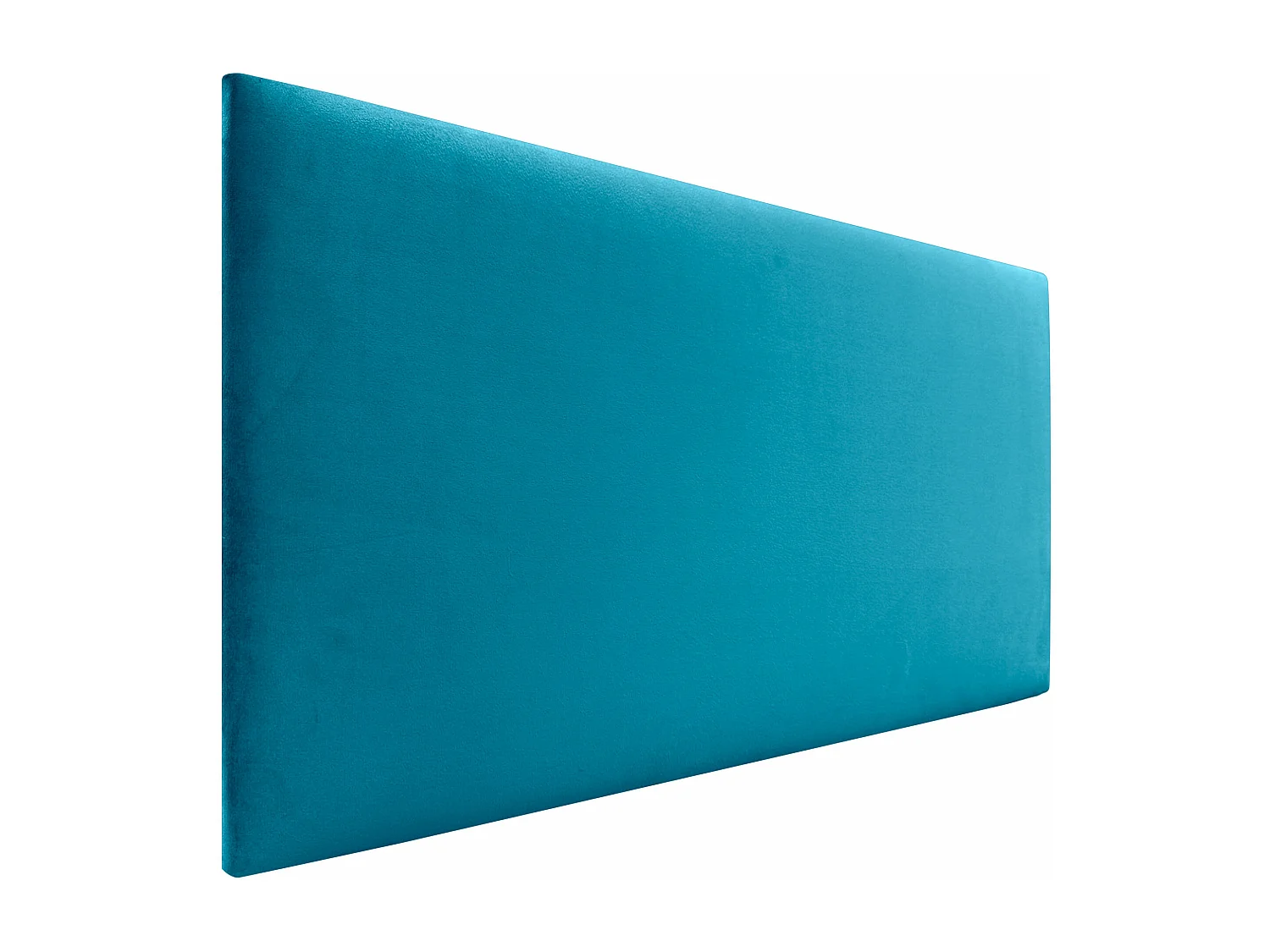 DHOME Tête de Lit Velours Lisse 80x50 Lits 80/90 - Bleu Clair