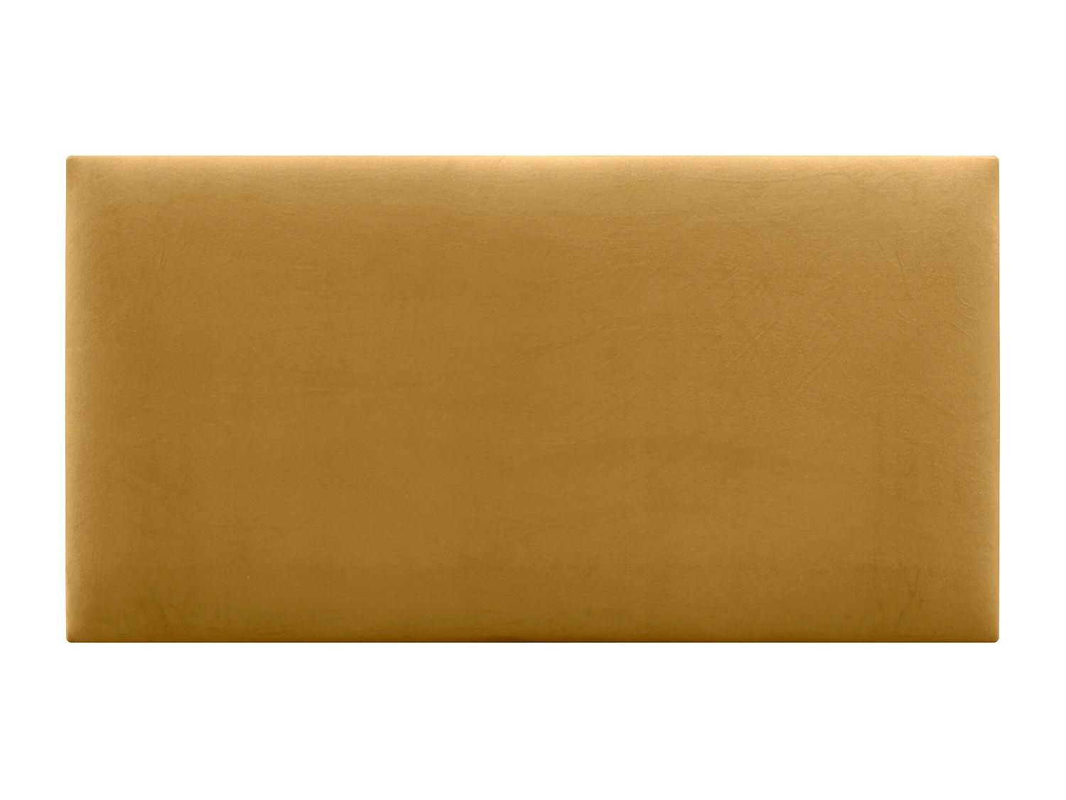 DHOME Tête de Lit Velours Lisse 95x50 Lits 80/90 - Moutarde