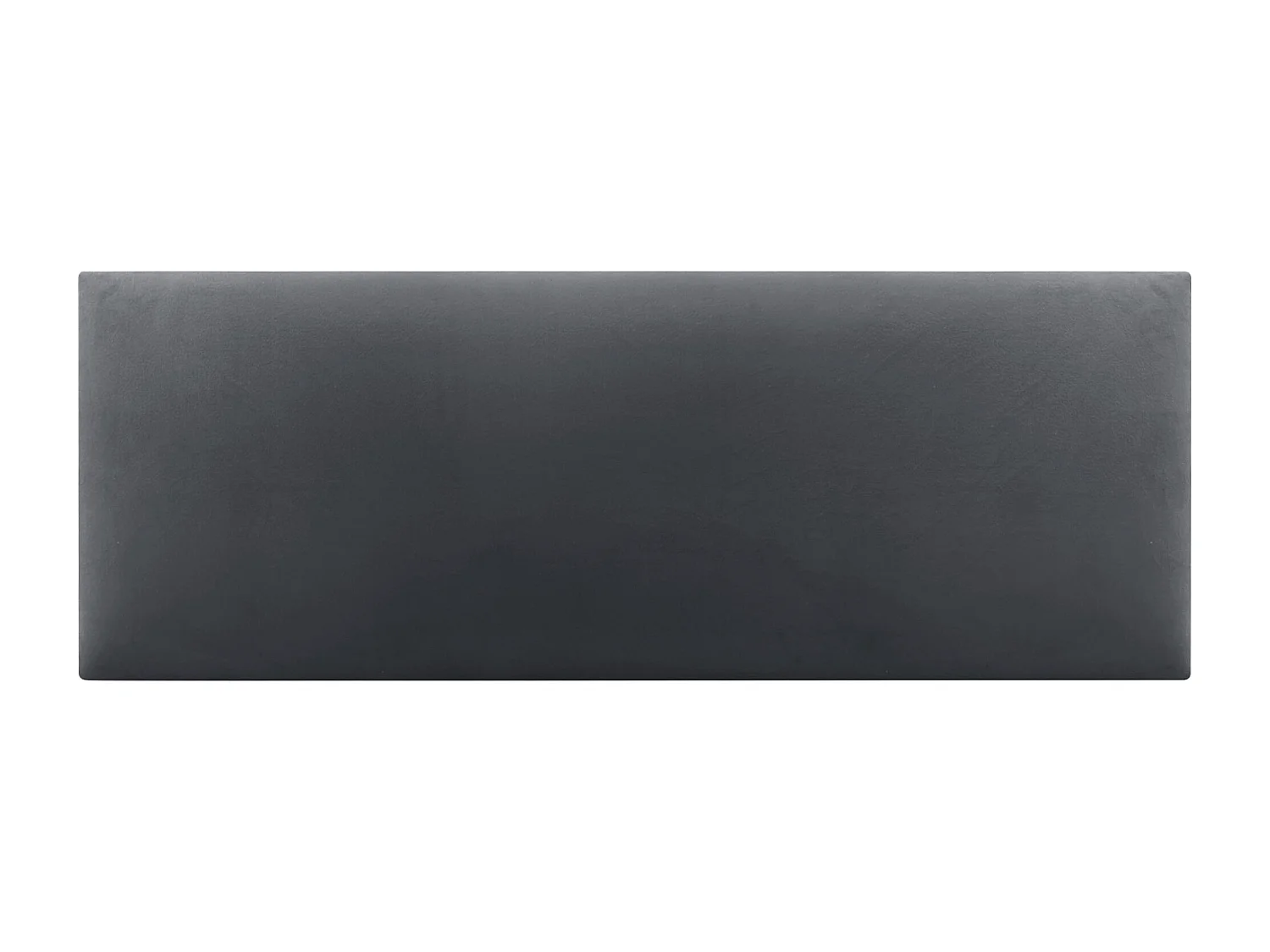 DHOME Tête de Lit Velours Lisse 160x50 Lits 150/160 - Gris Foncé