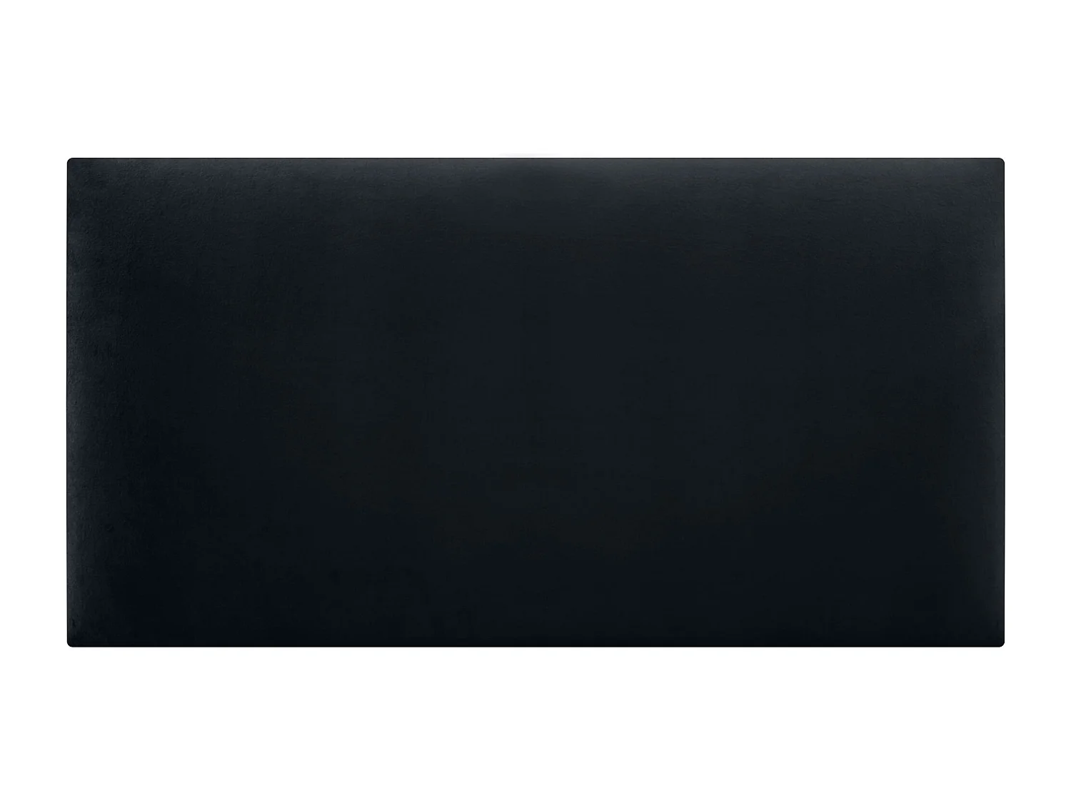 DHOME Tête de Lit Velours Lisse 90x50 Lits 80/90 - Noir