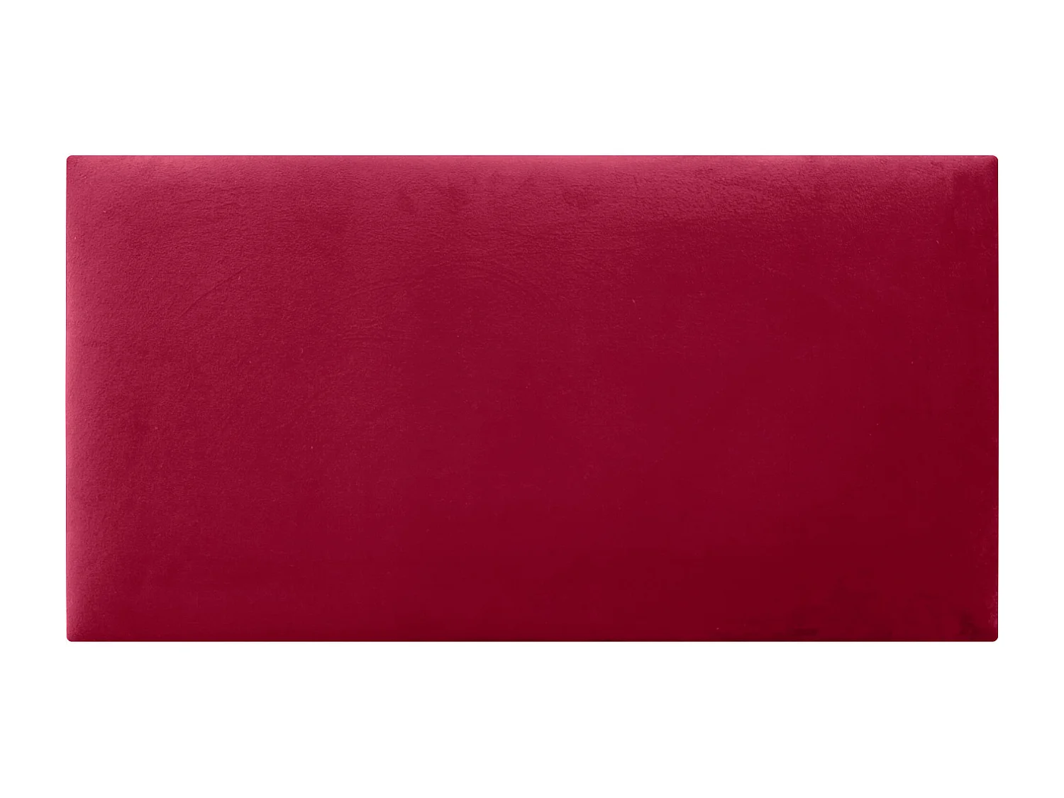 DHOME Tête de Lit Velours Lisse 90x60 Lits 80/90 - Rouge