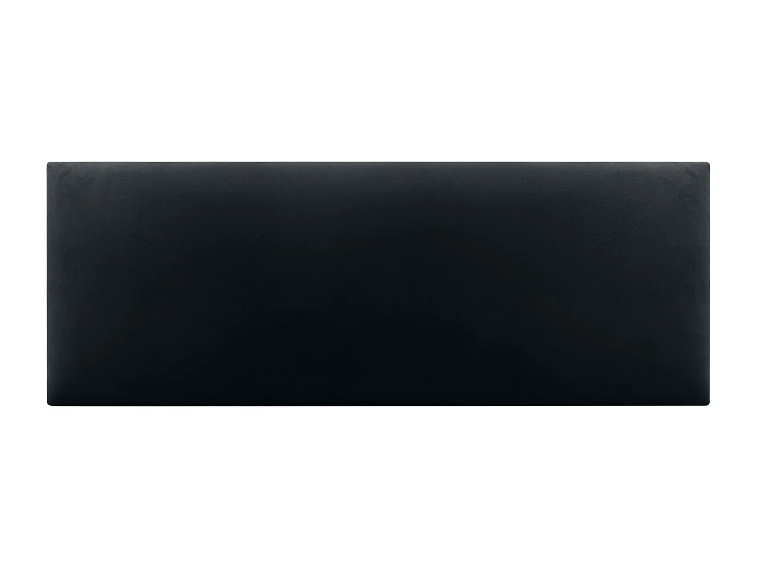 DHOME Tête de Lit Velours Lisse 160x50 Lits 150/160 - Noir