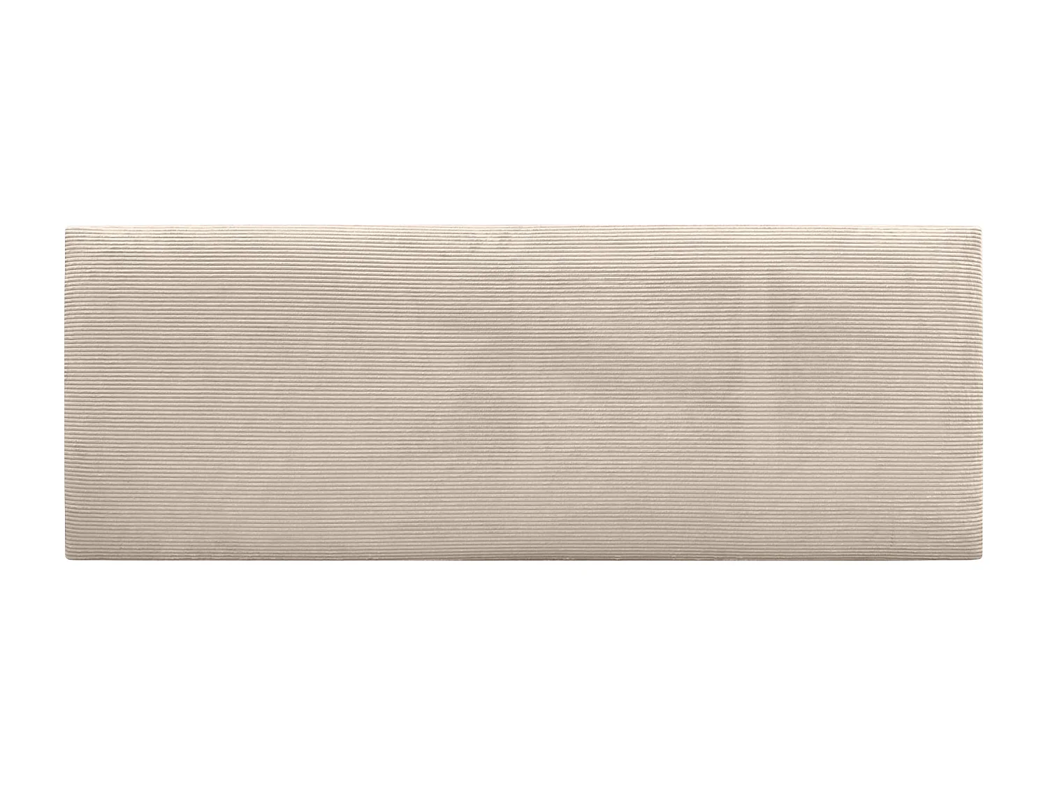 DHOME Tête de Lit Velours Côtelé Uni 160x50 Lits 150/160 - Beige