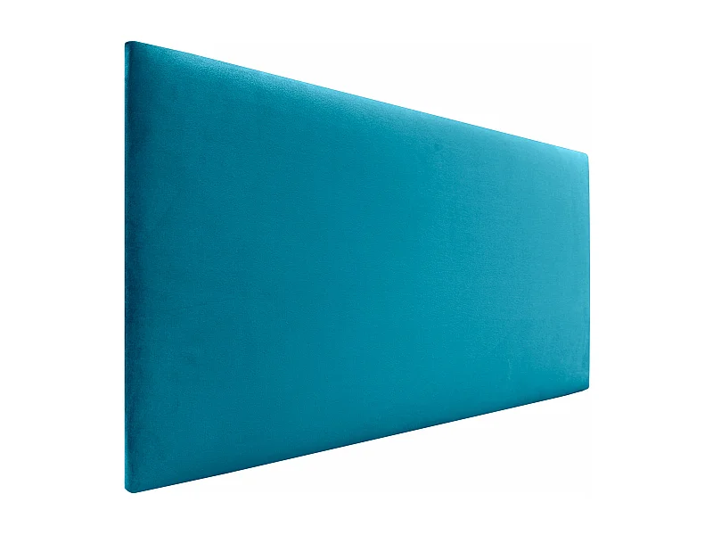 DHOME Tête de Lit Velours Lisse 90x60 Lits 80/90 - Bleu Clair