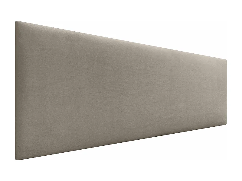 DHOME Kopfteil aus glattem Samt, 145 x 50, Betten 120/135/140 – Braun