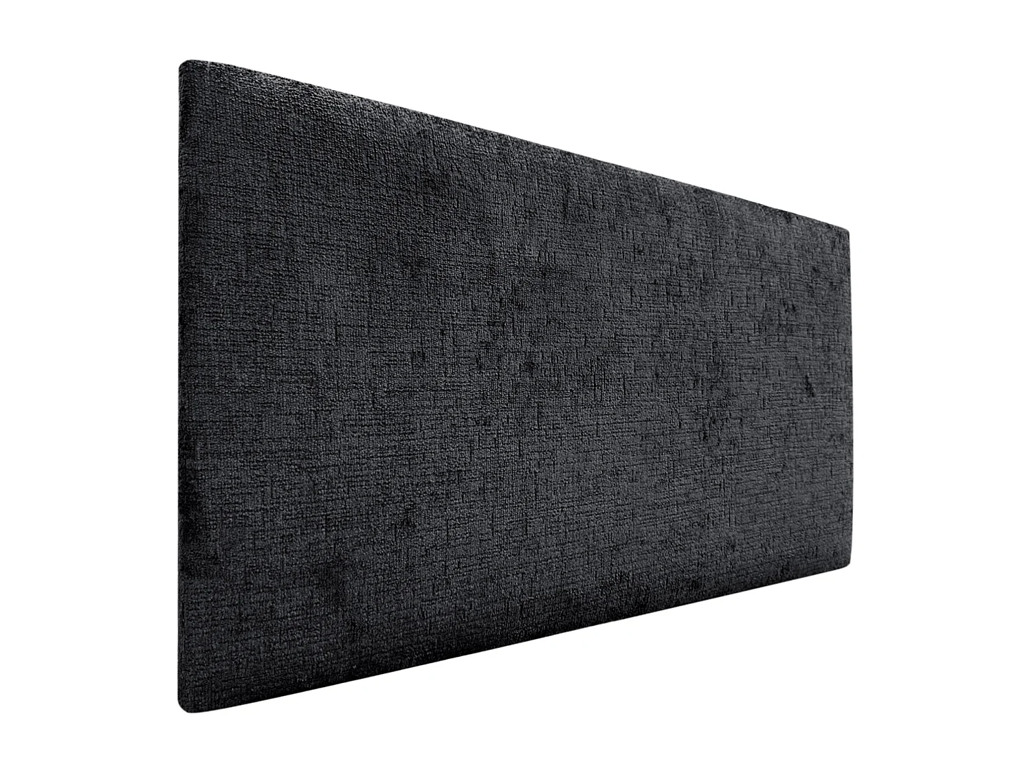 DHOME Tête de Lit en laine naturelle 95x50cm pour Lit 90 - Noir