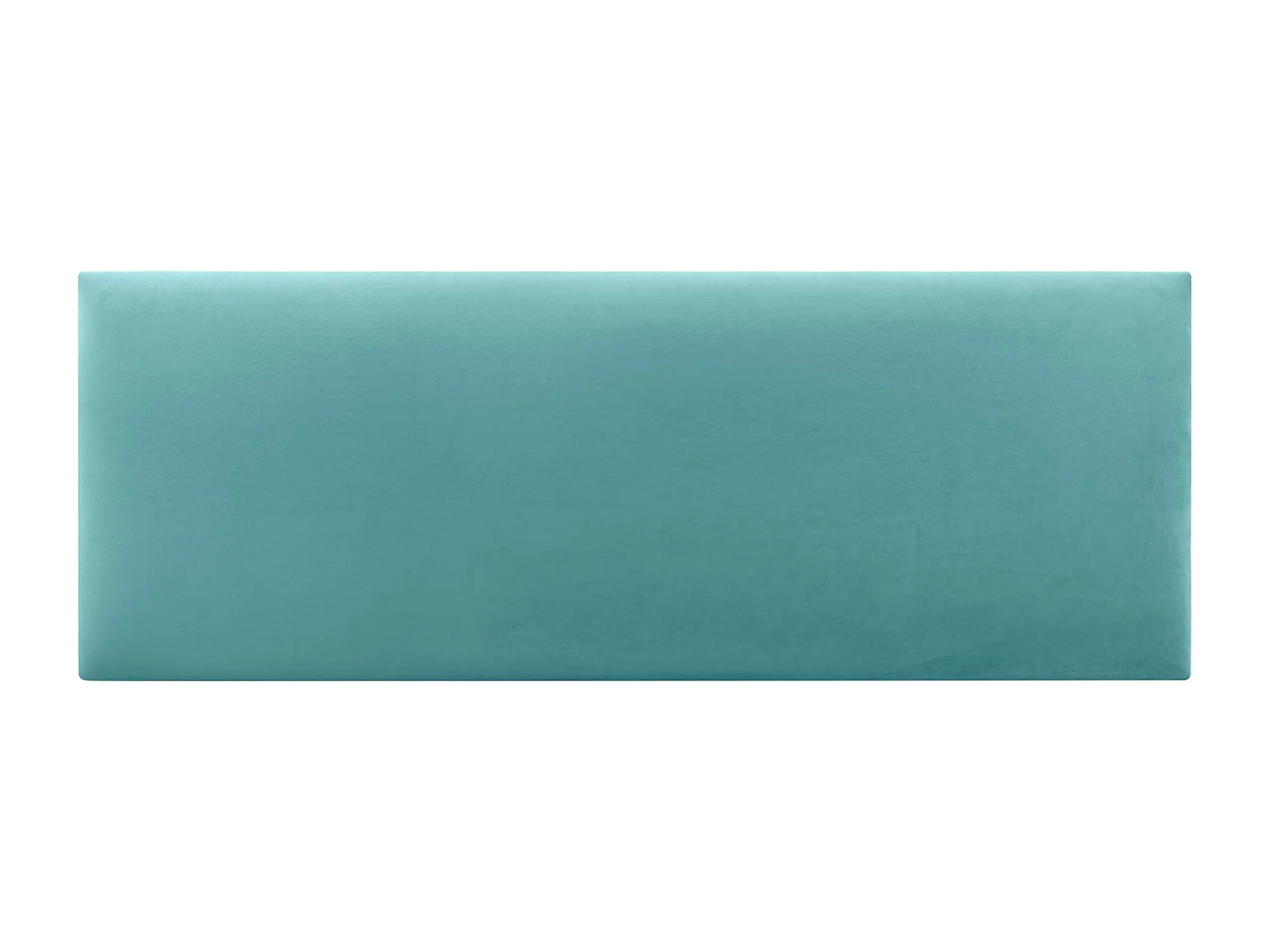 DHOME Tête de Lit Velours Lisse 135x50 Lits 120/135/140 - Turquoise