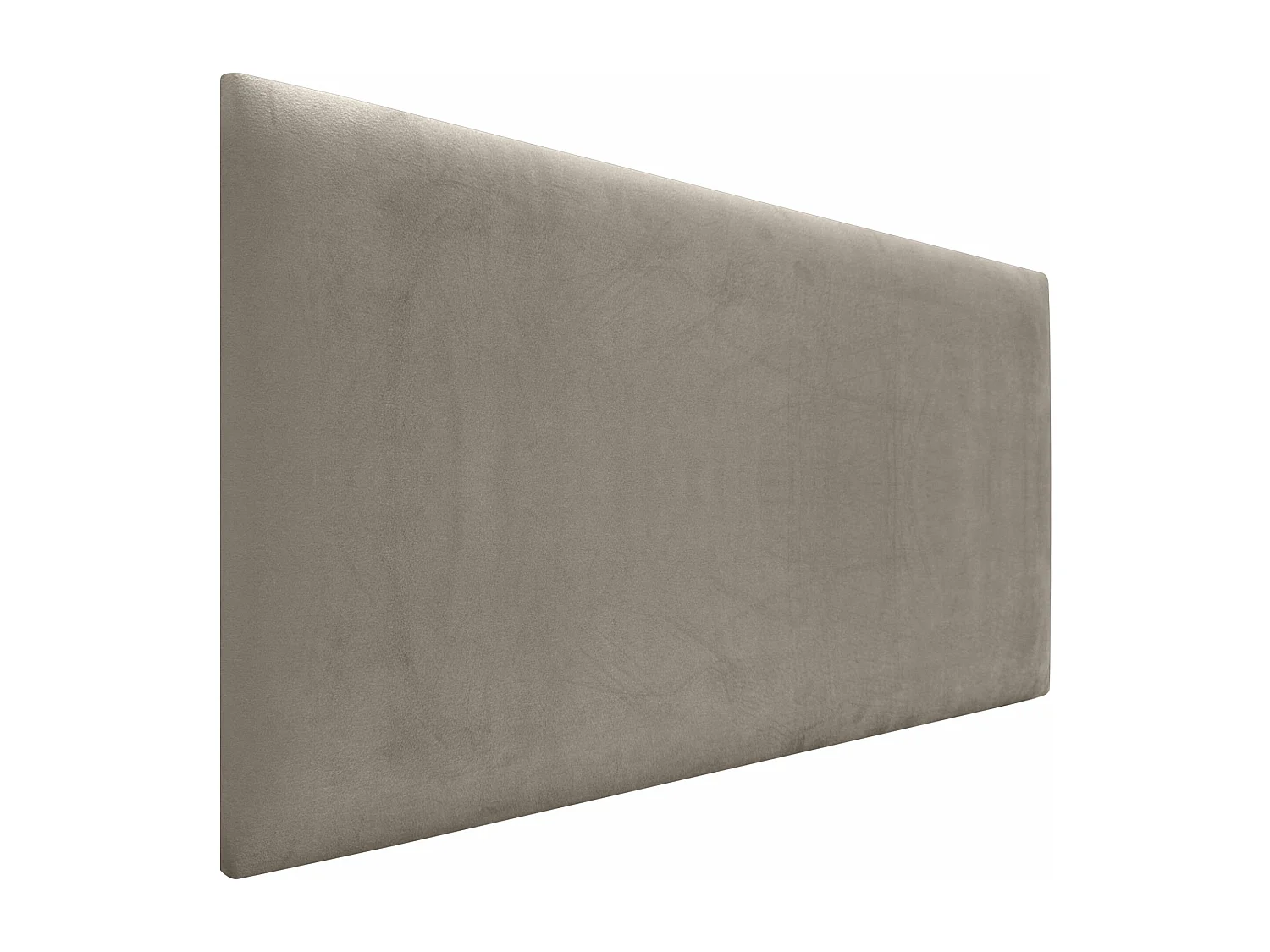 DHOME Tête de Lit Velours Lisse 90x60 Lits 80/90 - Marron