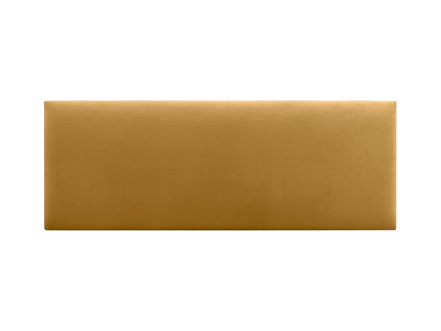 DHOME Testiera in Velluto Liscio 135x50 Letti 120/135/140 - Senape
