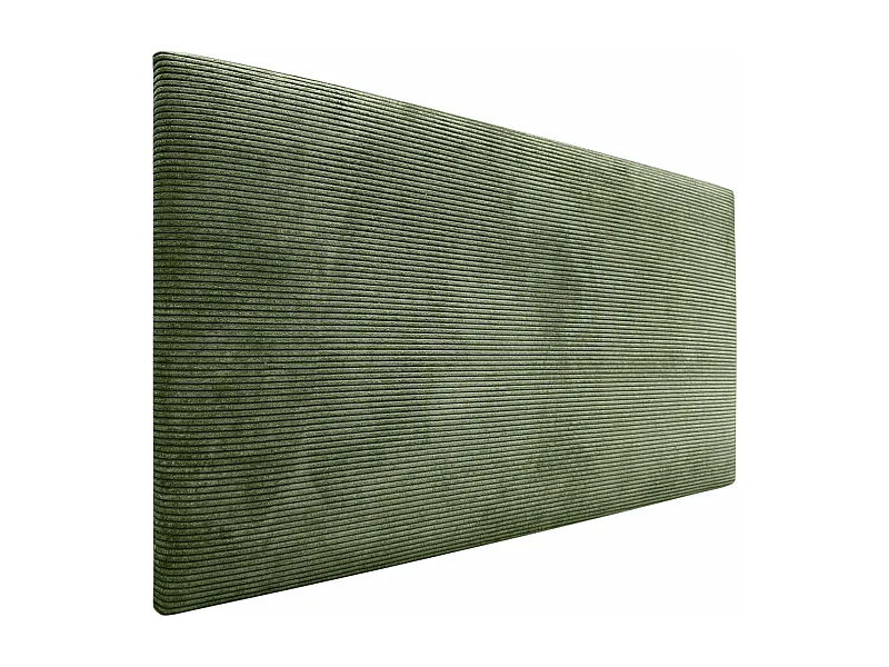 DHOME Effen corduroy hoofdeinde 135x60 bedden 120/135/140 - junglegroen