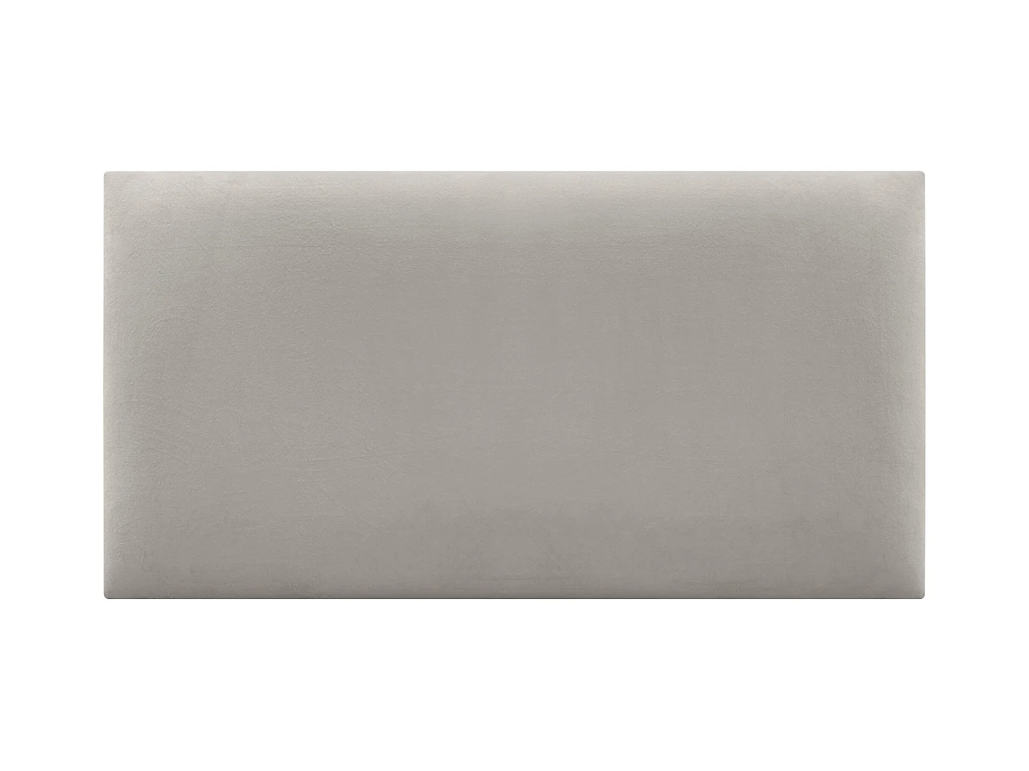 DHOME Tête de Lit Velours Lisse 90x50 Lits 80/90 - Beige