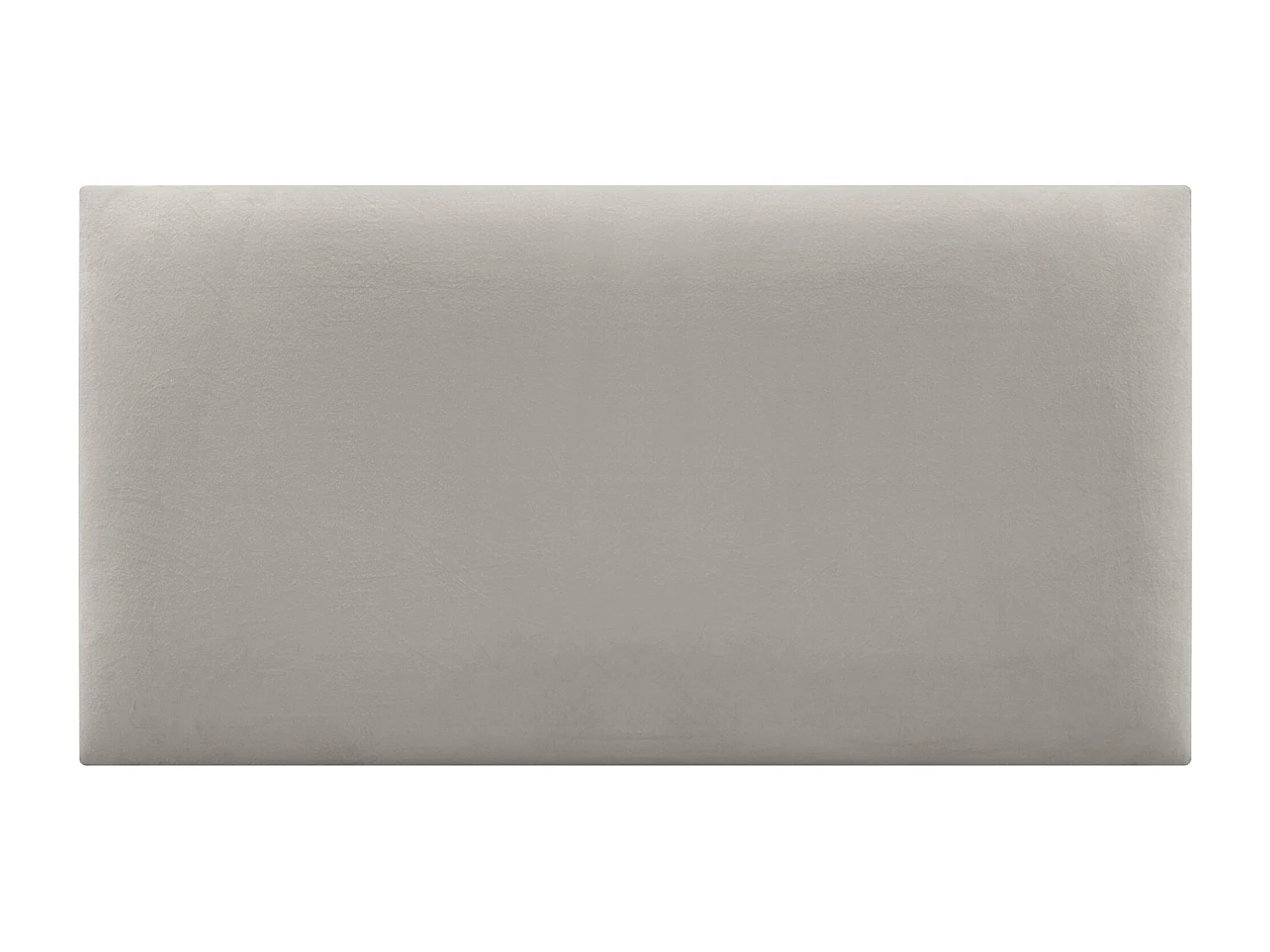 DHOME Tête de Lit Velours Lisse 90x50 Lits 80/90 - Beige