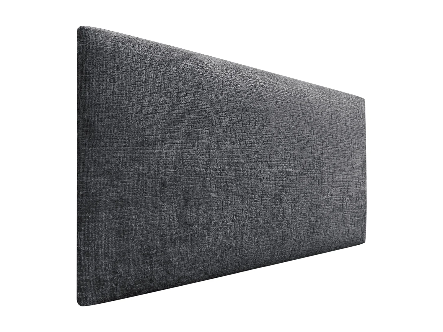 DHOME Tête de Lit en laine naturelle 95x50cm pour Lits 90 - Gris foncé