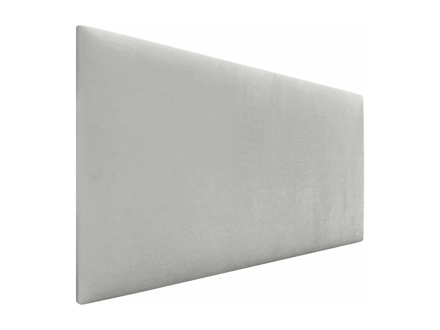 DHOME Tête de Lit Velours Lisse 80x60 Lits 80/90 - Blanc