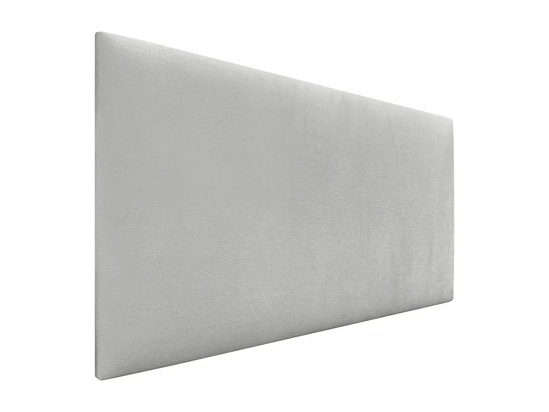 DHOME Tête de Lit Velours Lisse 80x60 Lits 80/90 - Blanc