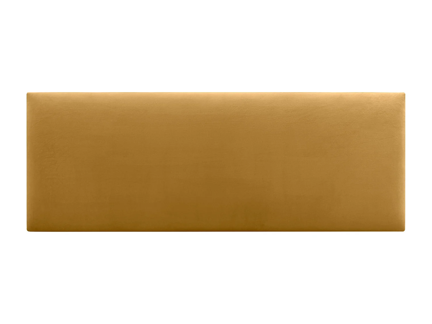 DHOME Tête de Lit Velours Lisse 150x60 Lits 150/160 - Moutarde