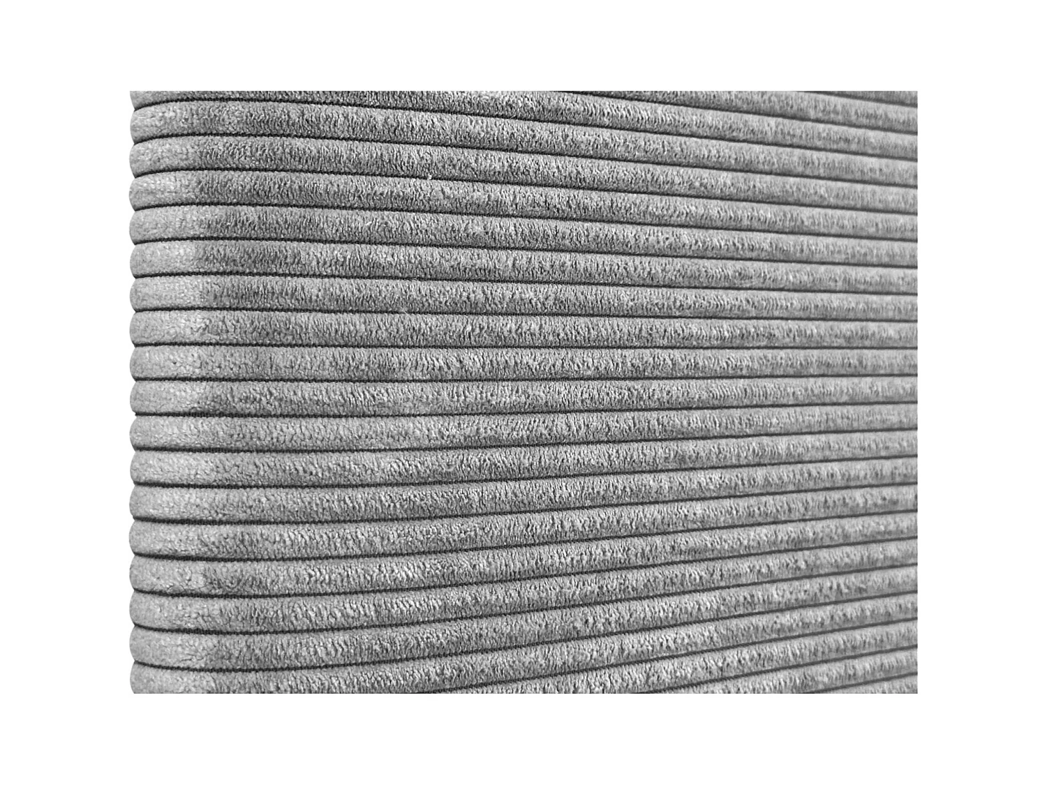 DHOME Einfarbiges Cord-Kopfteil mit Knöpfen 105x50 Betten 105 – Grau